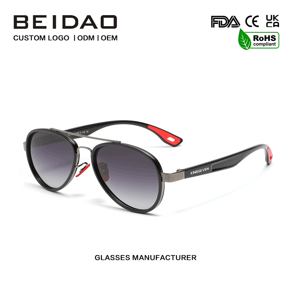 Cermin mata hitam aloi 2026 TR90