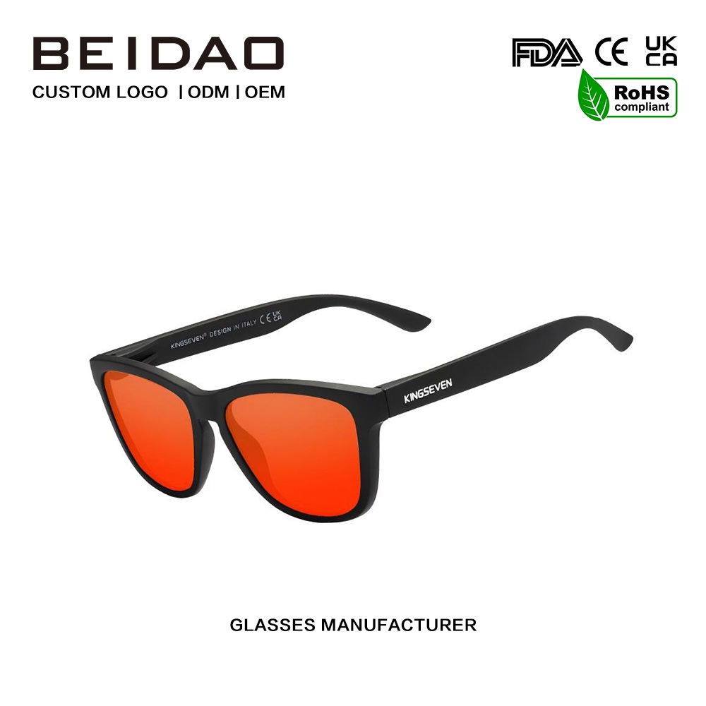 Cermin Mata Hitam Polarized Square TR90 Klasik