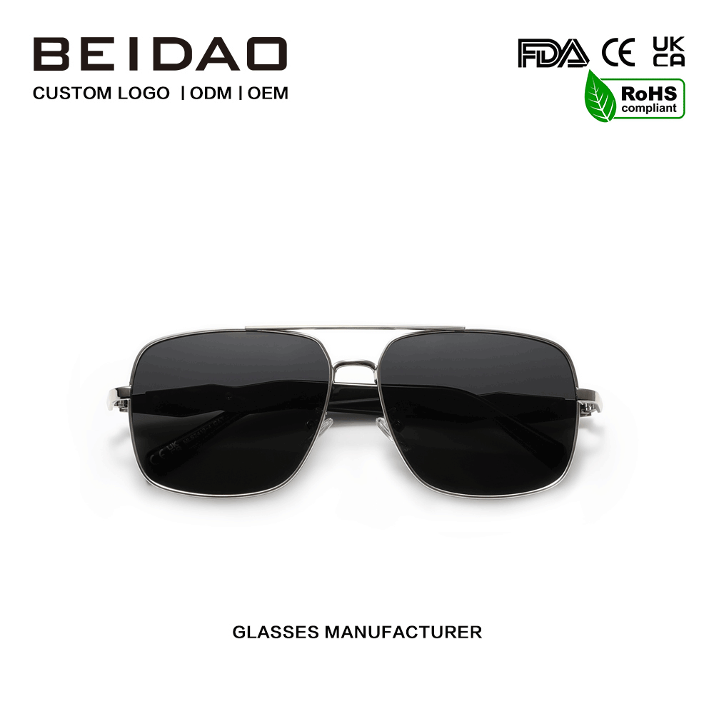 Bingkai Aloi Pereka UV400 Cermin Mata Hitam Memancing Memancing