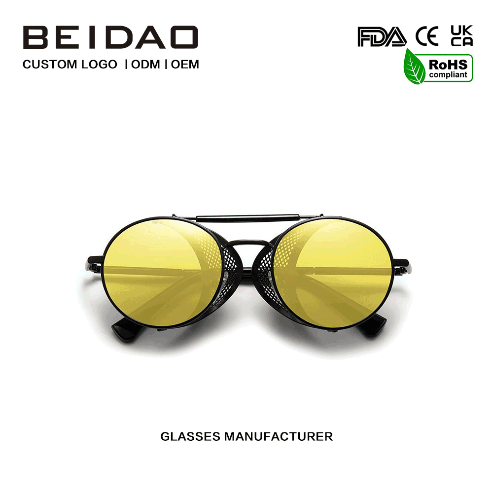 Cermin mata hitam Frame Night Vision TR90 Designer untuk Lelaki Wanita