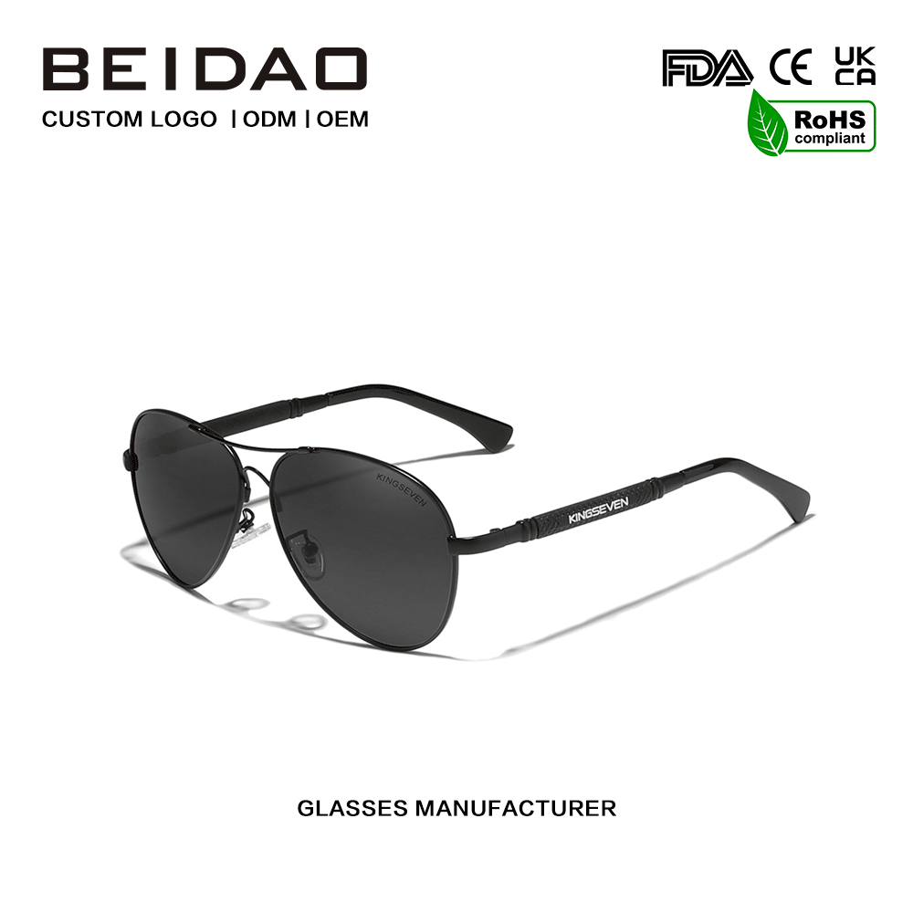 Fesyen Klasik Polarized UV400 perlindungan Cermin Mata Hitam Luaran
