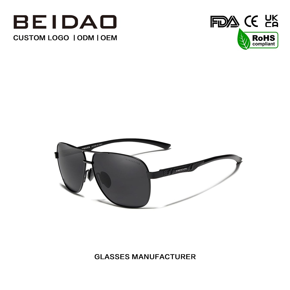 Cermin Mata Lelaki Cermin Mata Hitam Polarized Buatan Tangan