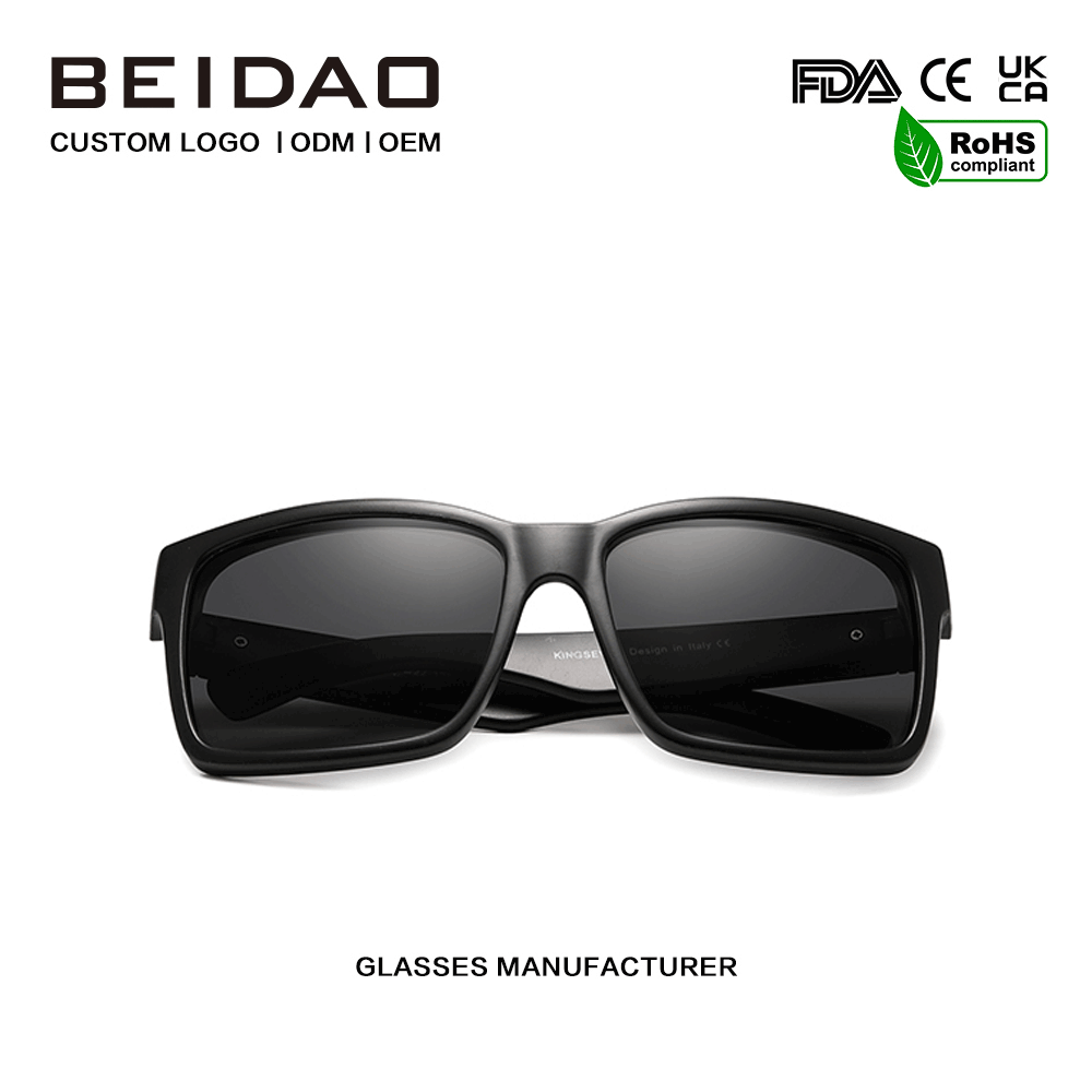 Cermin Bingkai PC Polarized Sukan Cermin Mata Hitam Kanta UV400 untuk Uniseks